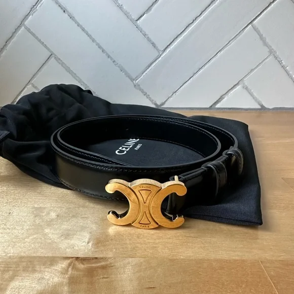 Celine | Accessories | Celine Medium Triomphe Belt | Poshmark